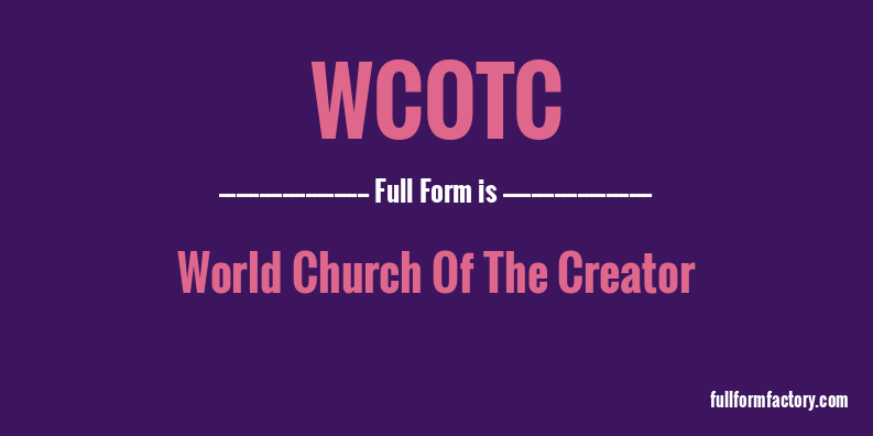 wcotc-full-form