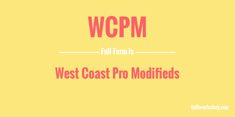 wcpm-full-form