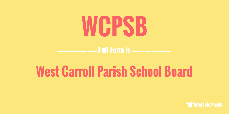 wcpsb-full-form