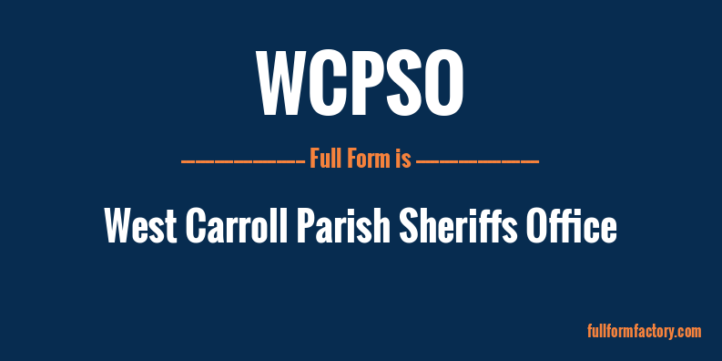 wcpso-full-form