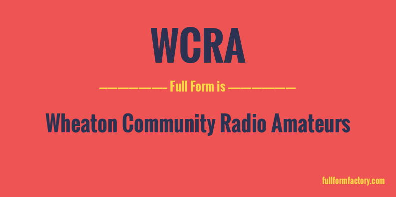wcra-full-form