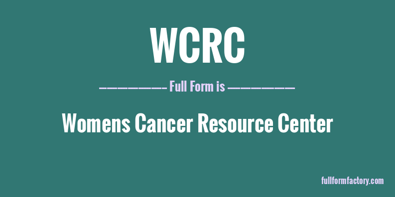 wcrc-full-form