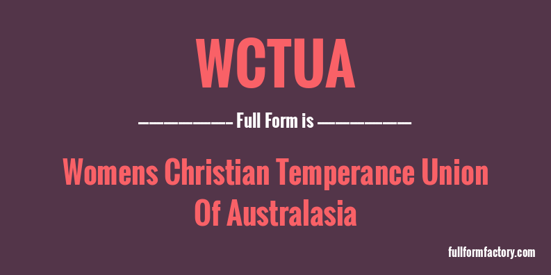 wctua-full-form