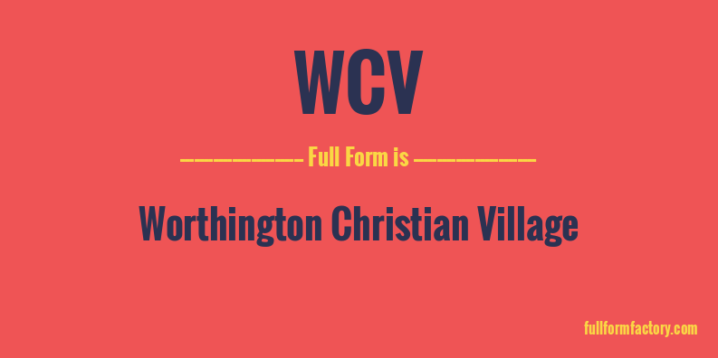 wcv-full-form