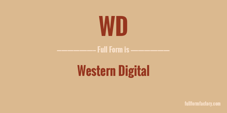 wd-full-form
