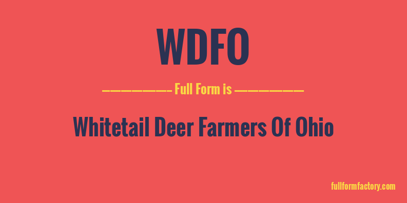 wdfo-full-form
