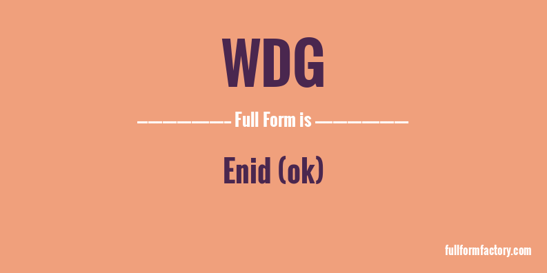 wdg-full-form