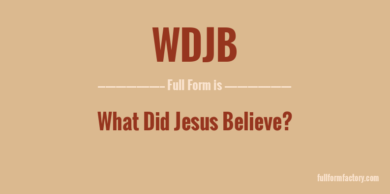 wdjb-full-form