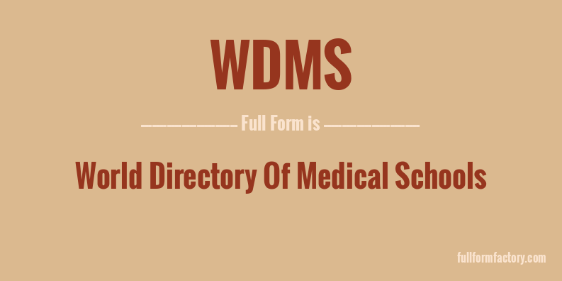 wdms-full-form