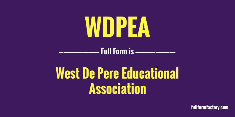 wdpea-full-form