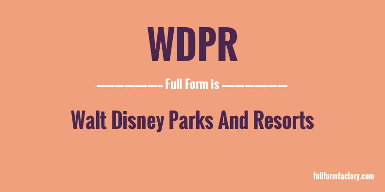 wdpr-full-form