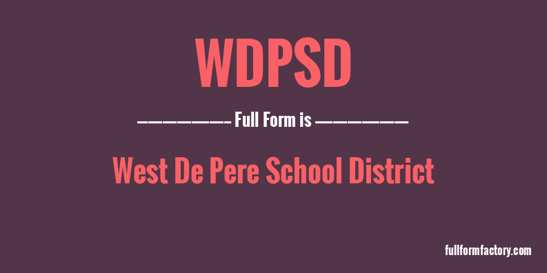 wdpsd-full-form