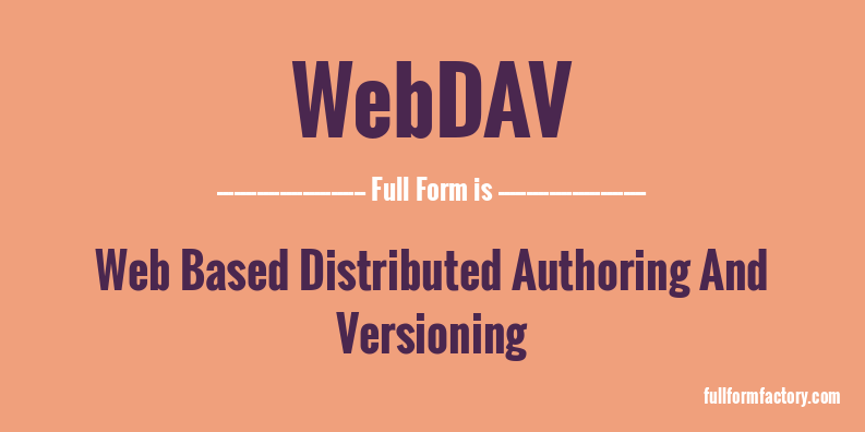 webdav-full-form