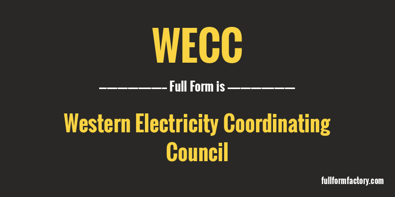 wecc-full-form
