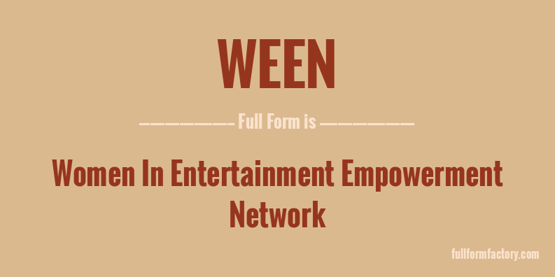 ween-full-form