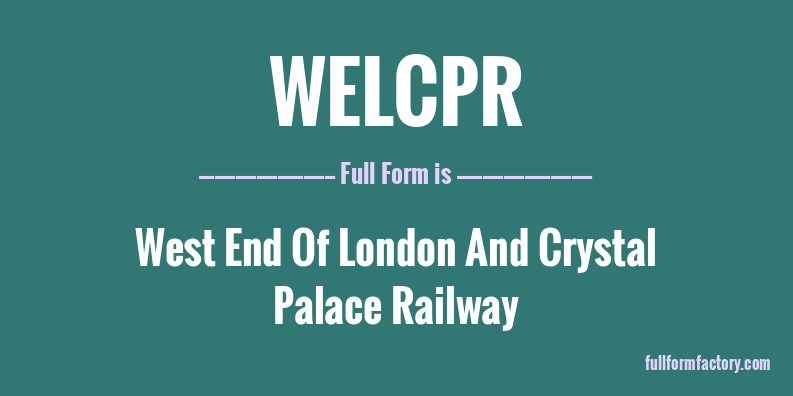 welcpr-full-form