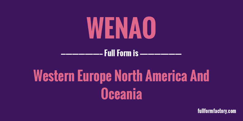 wenao-full-form