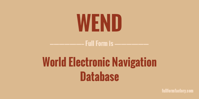 wend-full-form