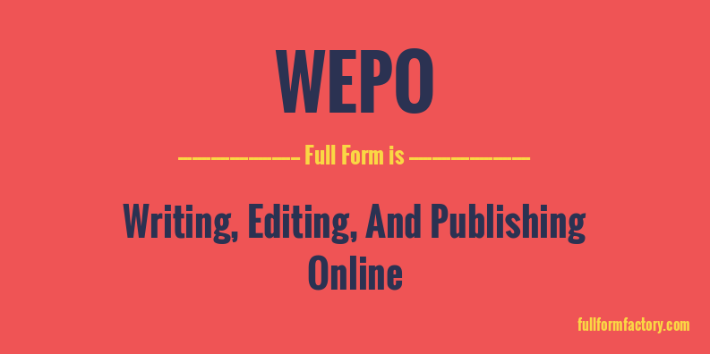 wepo-full-form