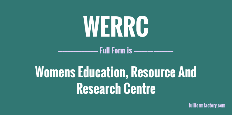 werrc-full-form