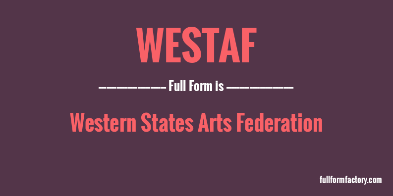westaf-full-form
