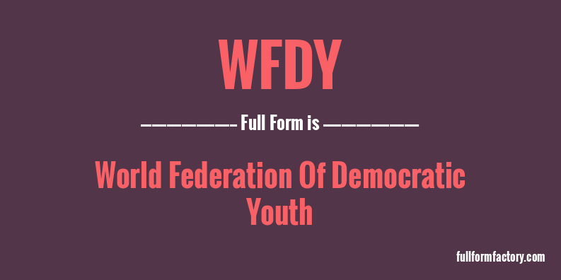 wfdy-full-form