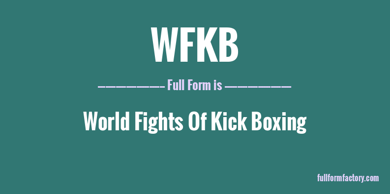 wfkb-full-form