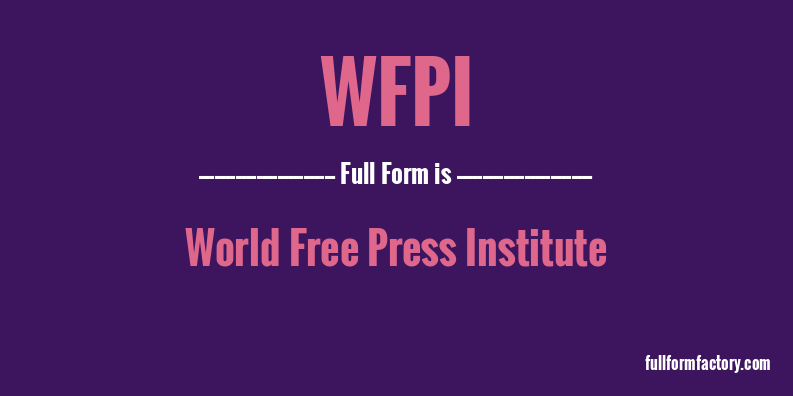 wfpi-full-form
