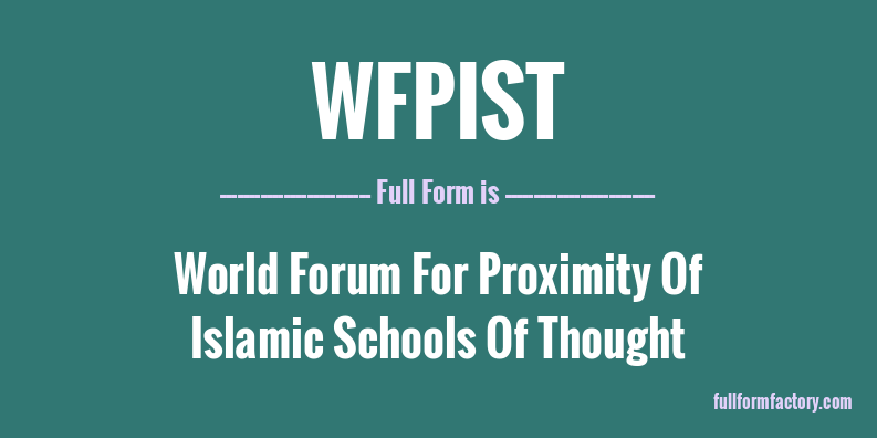 wfpist-full-form
