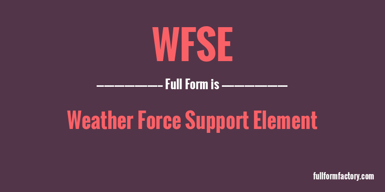 wfse-full-form