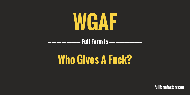 wgaf-full-form