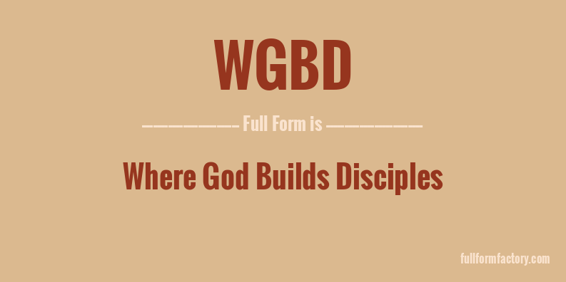 wgbd-full-form