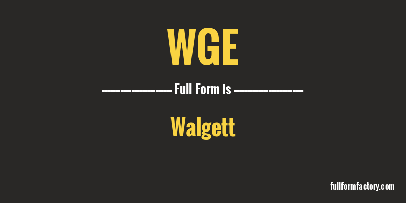 wge-full-form