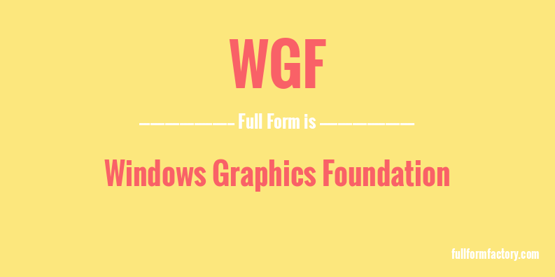 wgf-full-form