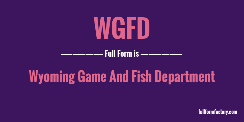 wgfd-full-form