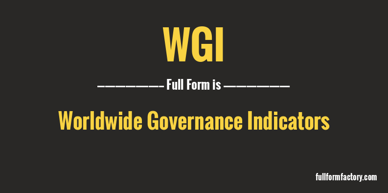 wgi-full-form