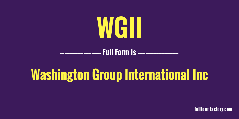 wgii-full-form