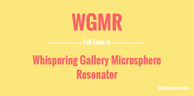 wgmr-full-form