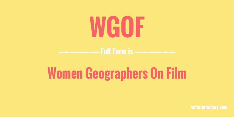 wgof-full-form