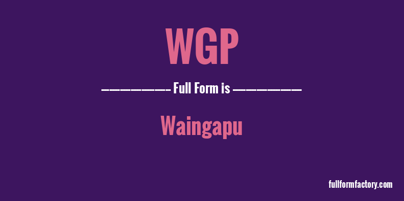 wgp-full-form