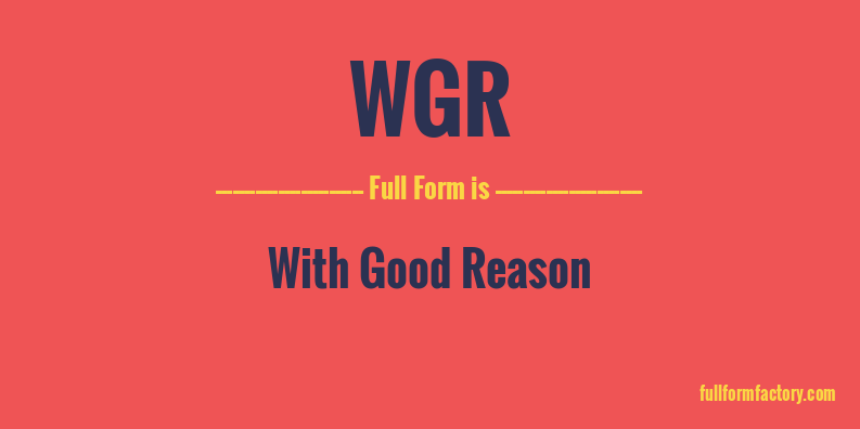 wgr-full-form