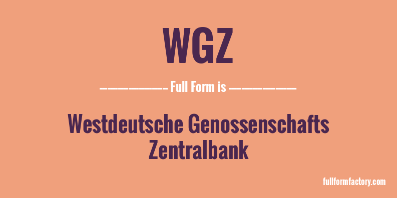 wgz-full-form