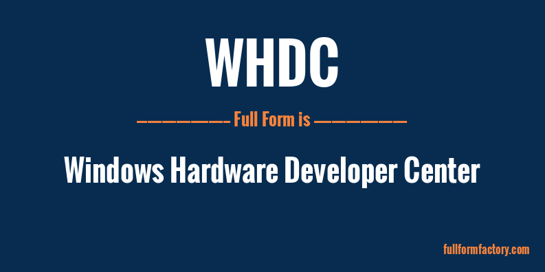 whdc-full-form
