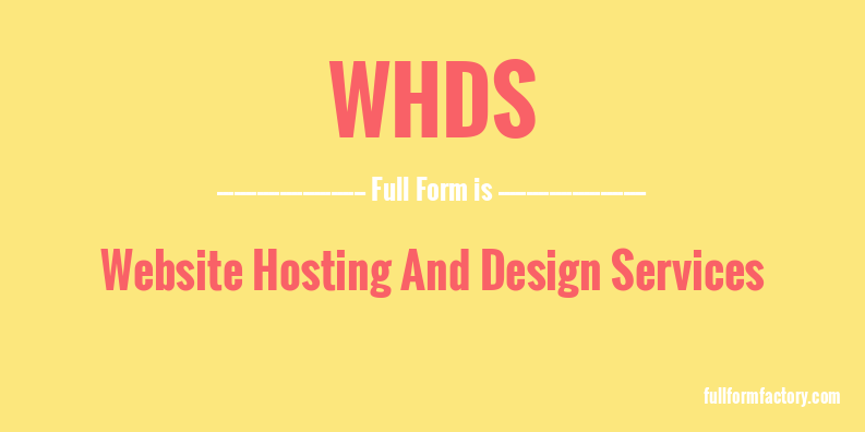 whds-full-form