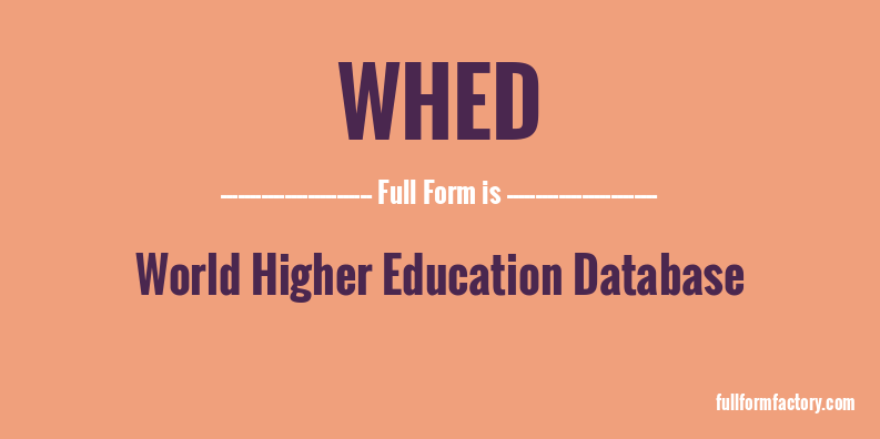 whed-full-form