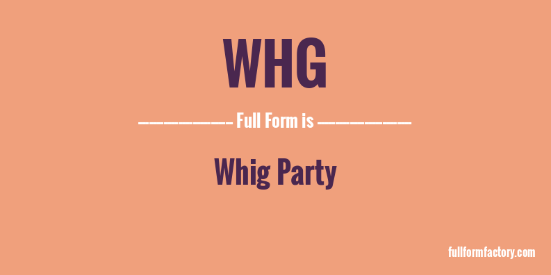 whg-full-form