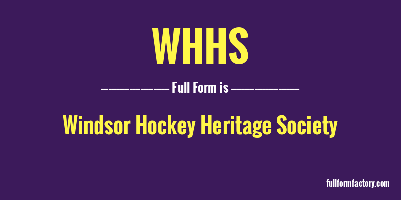 whhs-full-form