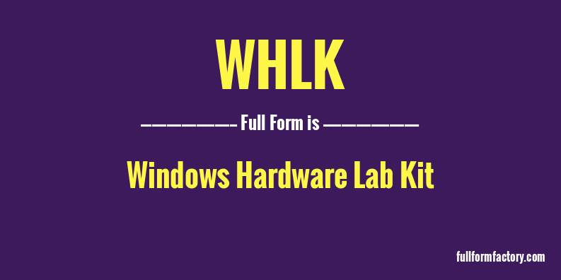 whlk-full-form