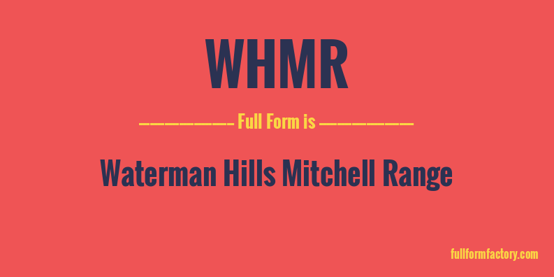 whmr-full-form