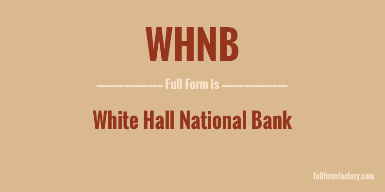 whnb-full-form